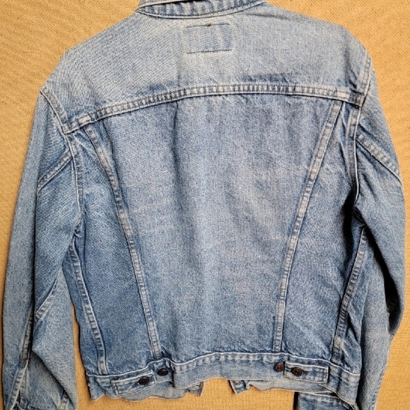 Rare VTG LEVI STRAUSS Red Tab 70505-0216 Denim Jean Jacket 80s 90s Rodeo SZ 36R - Picture 2 of 7